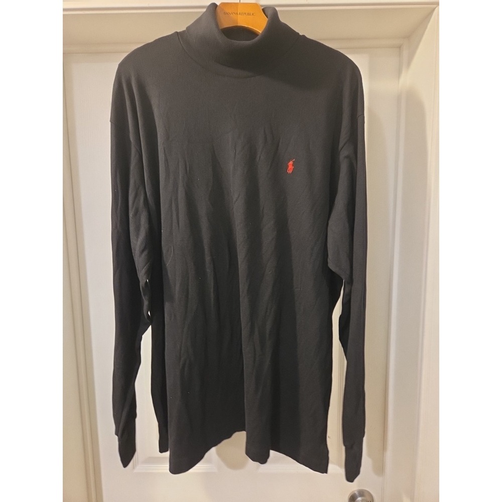 VINTAGE VTG 90s Polo by Ralph Lauren 100% Cotton turtleneck sweater XLarge